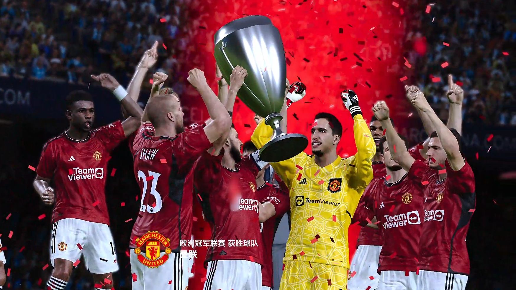 曼联队员全力拼搏,为球队夺冠 曼联队员全力拼搏,为球队夺冠